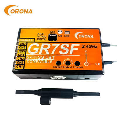 7 Channel Futaba S-Fhss 2.4 G Transmitter And Receiver Truck Trailer Rc Toy Corona GR7SF