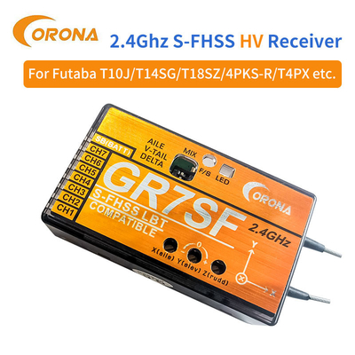 7 Channel Futaba S-Fhss 2.4 G Transmitter And Receiver Truck Trailer Rc Toy Corona GR7SF