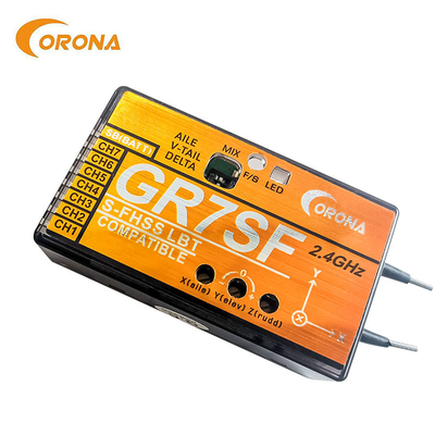 7 Channel Futaba S-Fhss 2.4 G Transmitter And Receiver Truck Trailer Rc Toy Corona GR7SF