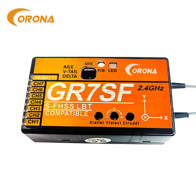 7 Channel Futaba S-Fhss 2.4 G Transmitter And Receiver Truck Trailer Rc Toy Corona GR7SF